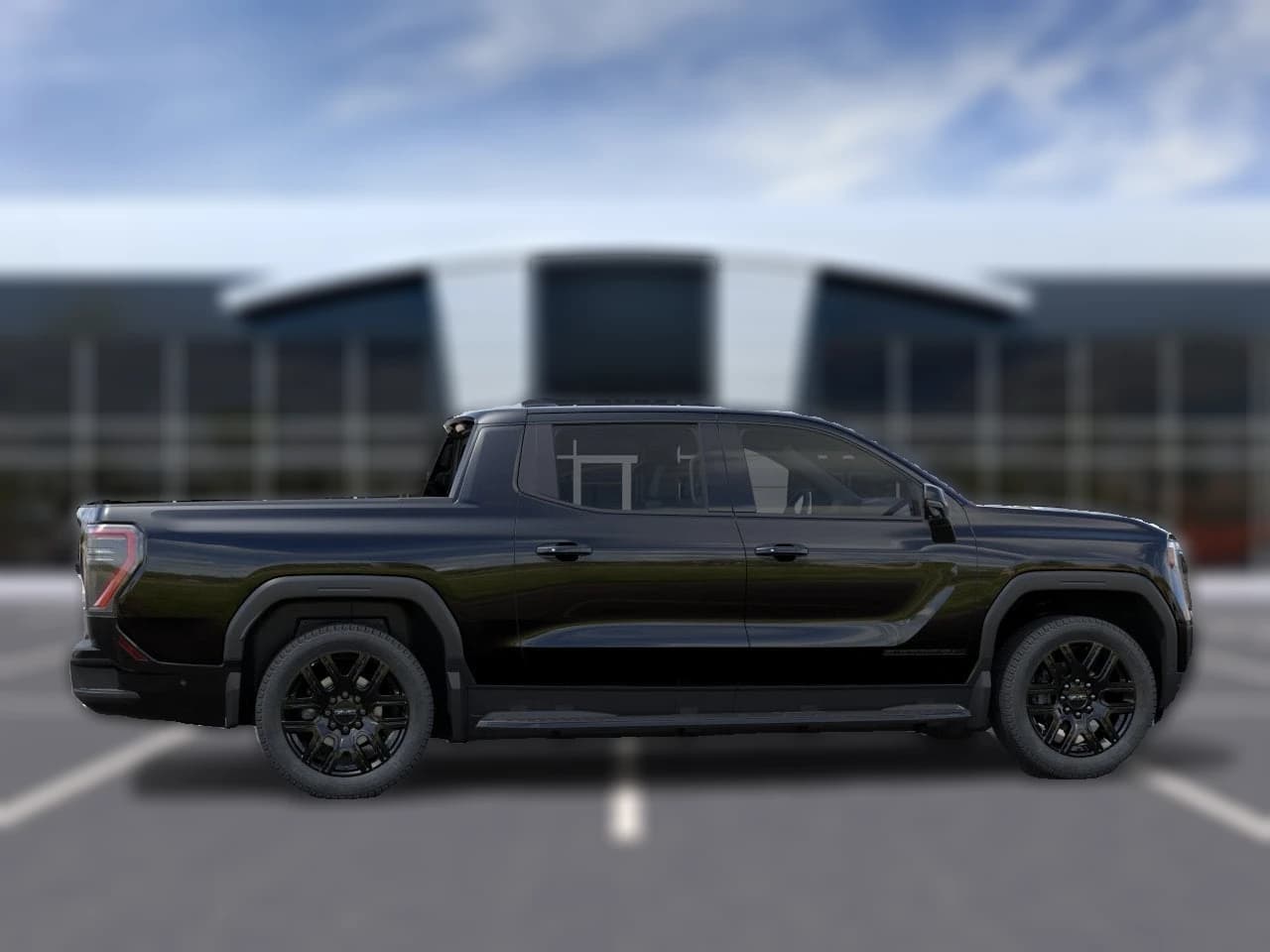 GMC Sierra EV Standard Range Elevation e4WD Crew Cab 2026 — side view