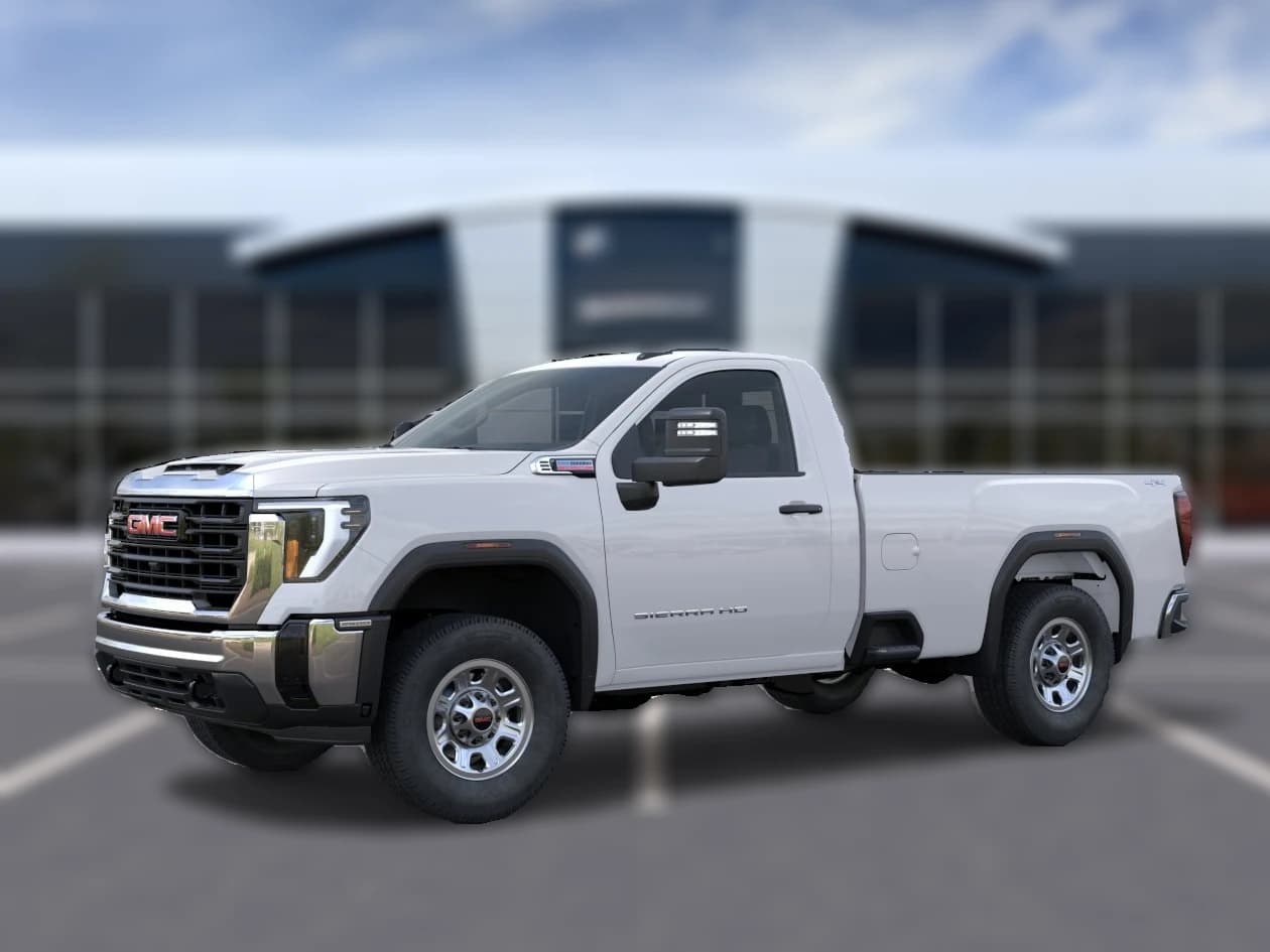 GMC Sierra 3500HD Pro 4WD Reg Cab 142" 2026 — side view