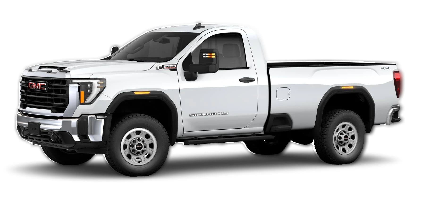 GMC Sierra 3500HD Pro 4WD Reg Cab 142" 2026 — side view