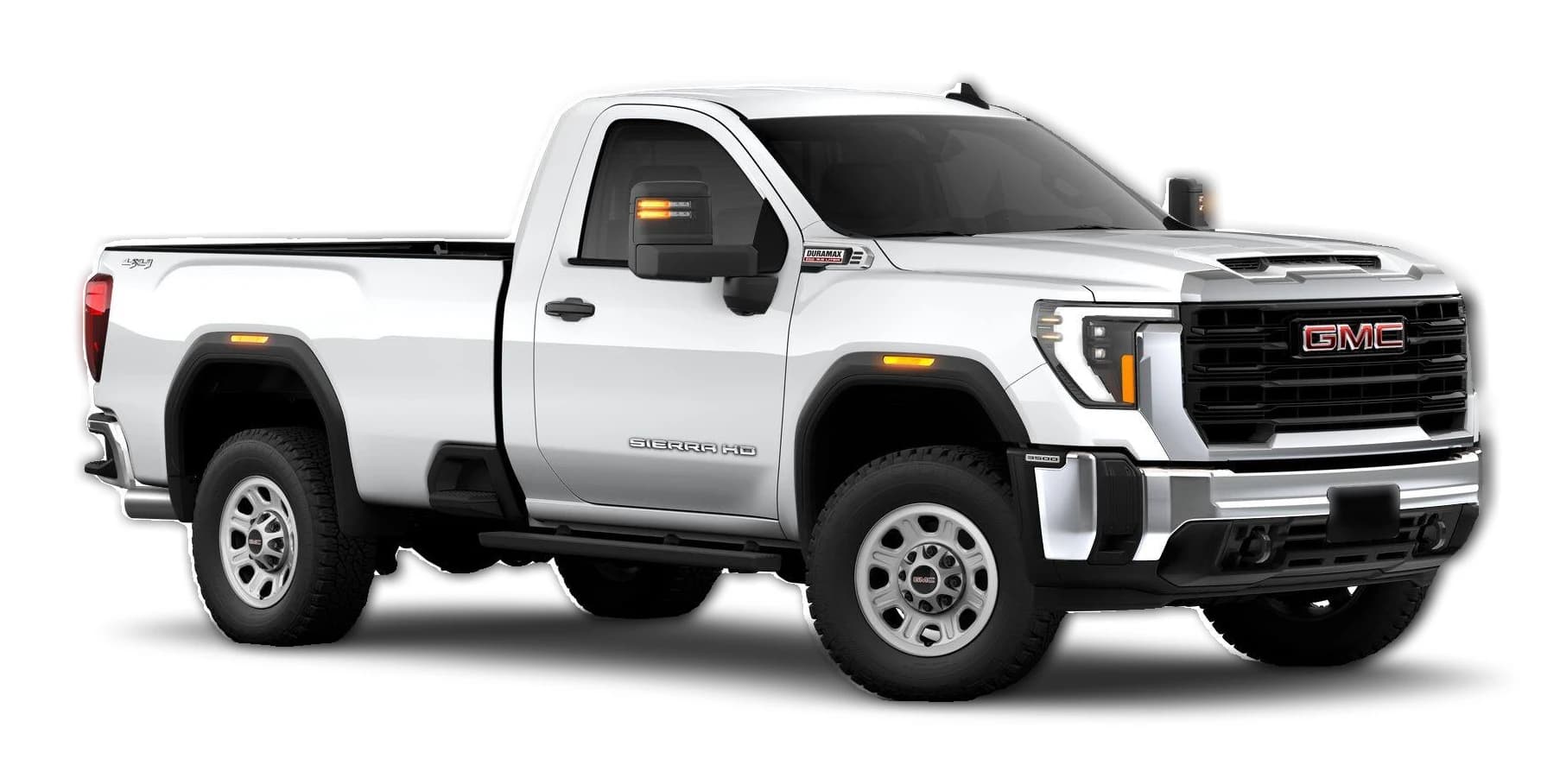 GMC Sierra 3500HD Pro 4WD Reg Cab 142" 2026 — side view