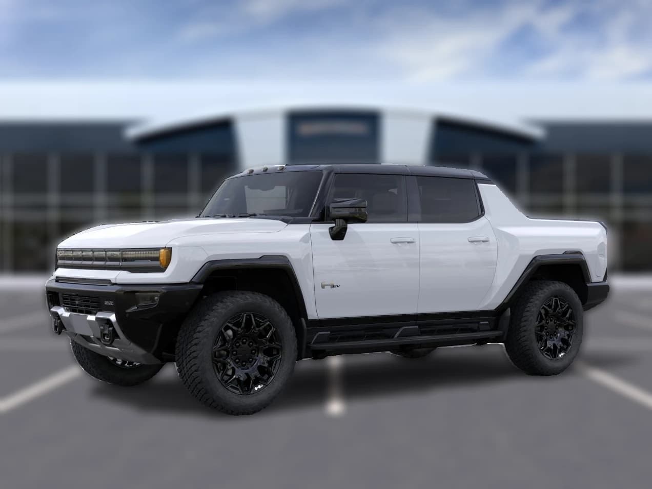GMC HUMMER EV Pickup 2X e4WD Crew Cab 2026 — side view