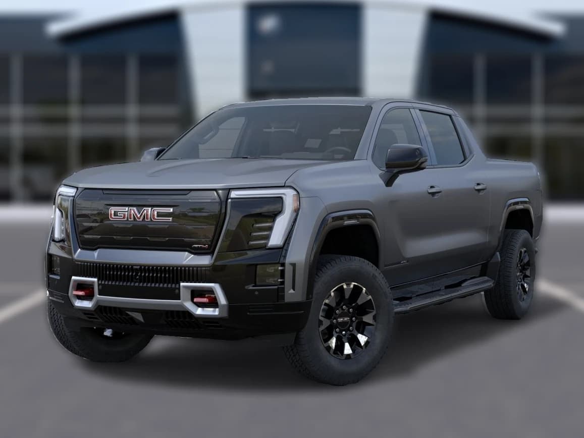 GMC Sierra EV Max Range AT4 e4WD Crew Cab 2026 — side view