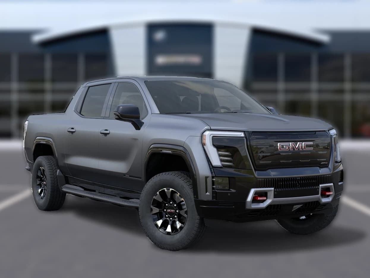 GMC Sierra EV Max Range AT4 e4WD Crew Cab 2026 — side view