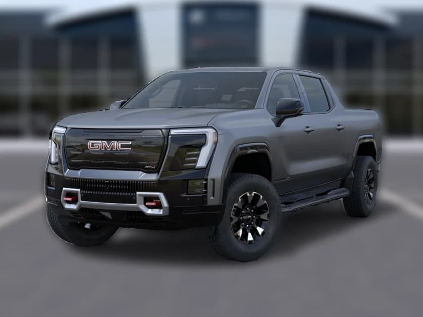 GMC Sierra EV Max Range AT4 e4WD Crew Cab 2026 — side view