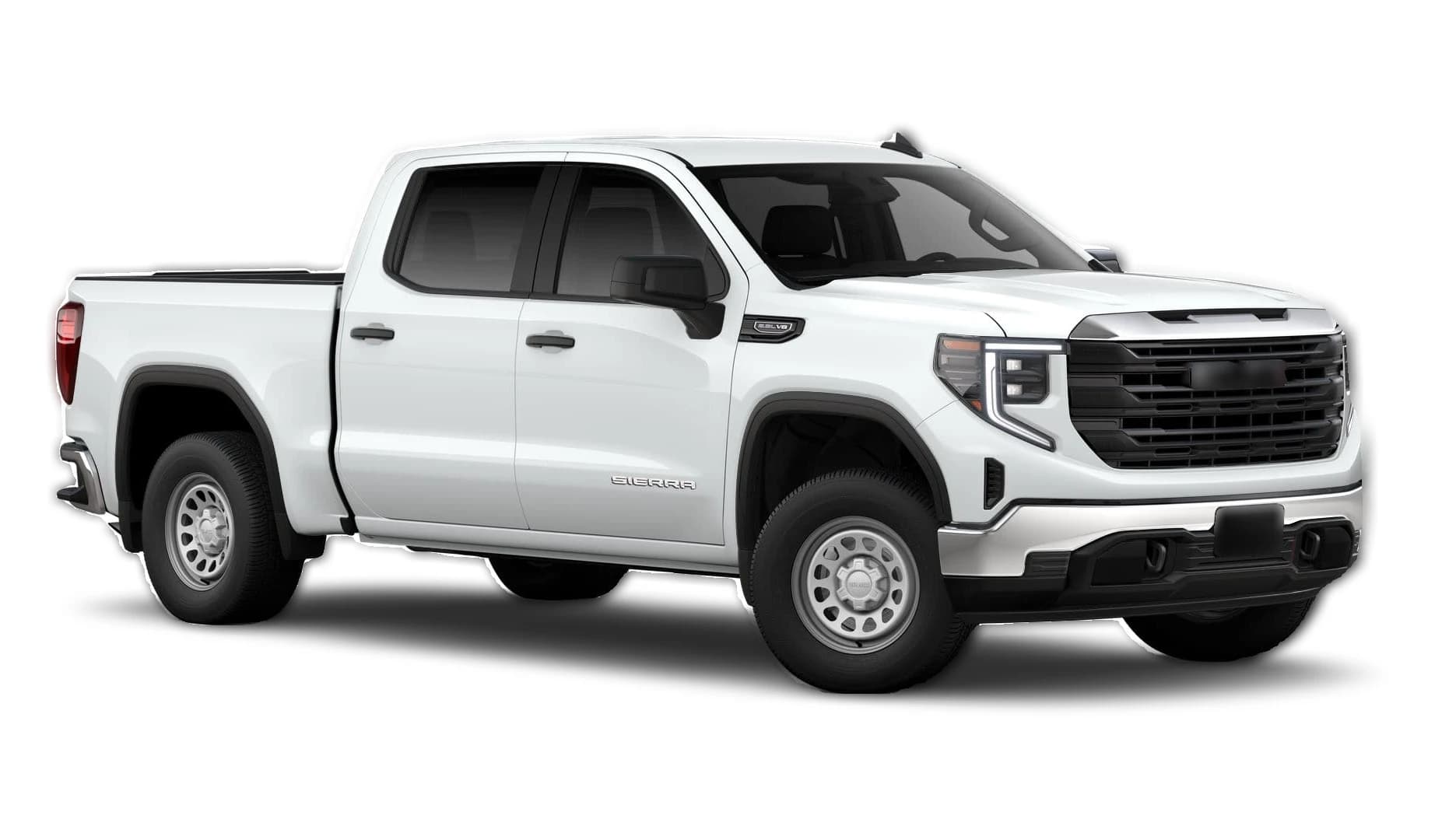 GMC Sierra 1500 Pro 2WD Crew Cab 147" 2026 — side view