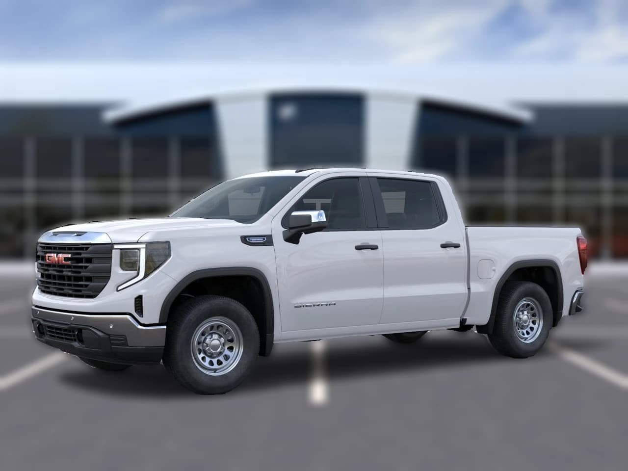 GMC Sierra 1500 Pro 2WD Crew Cab 147" 2026 — side view