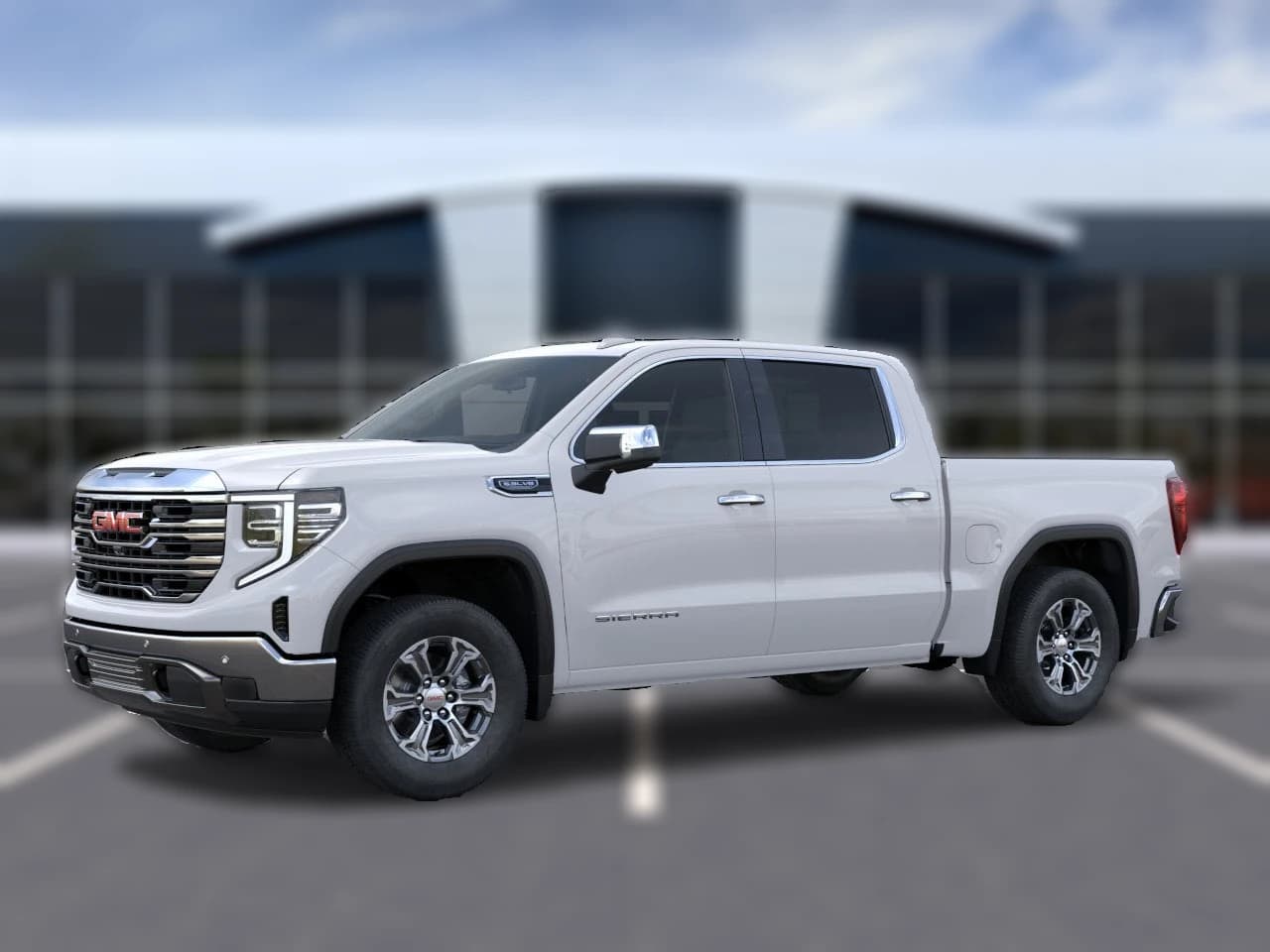 GMC Sierra 1500 SLT 2WD Crew Cab 147" 2026 — side view