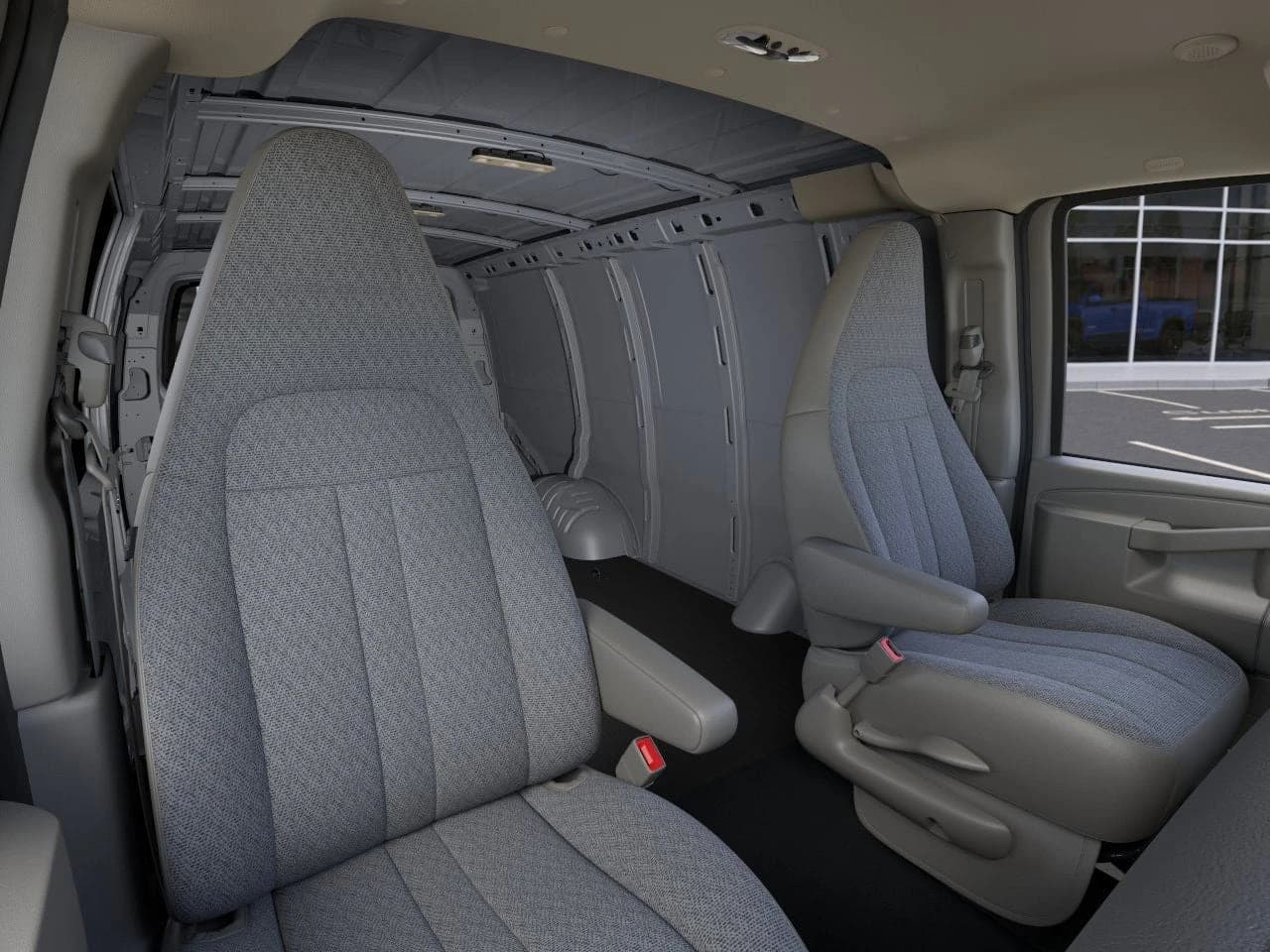 GMC Savana Cargo Van Work Van RWD 2500 135" 2025 — side view