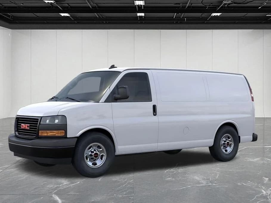 GMC Savana Cargo Van Work Van RWD 2500 135" 2025 — side view