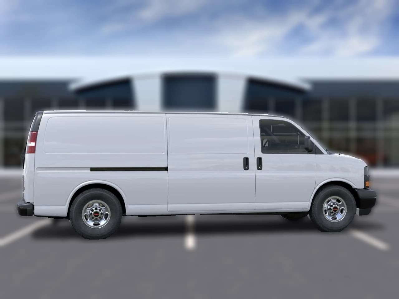 GMC Savana Cargo Van Work Van RWD 2500 155" 2026 — side view