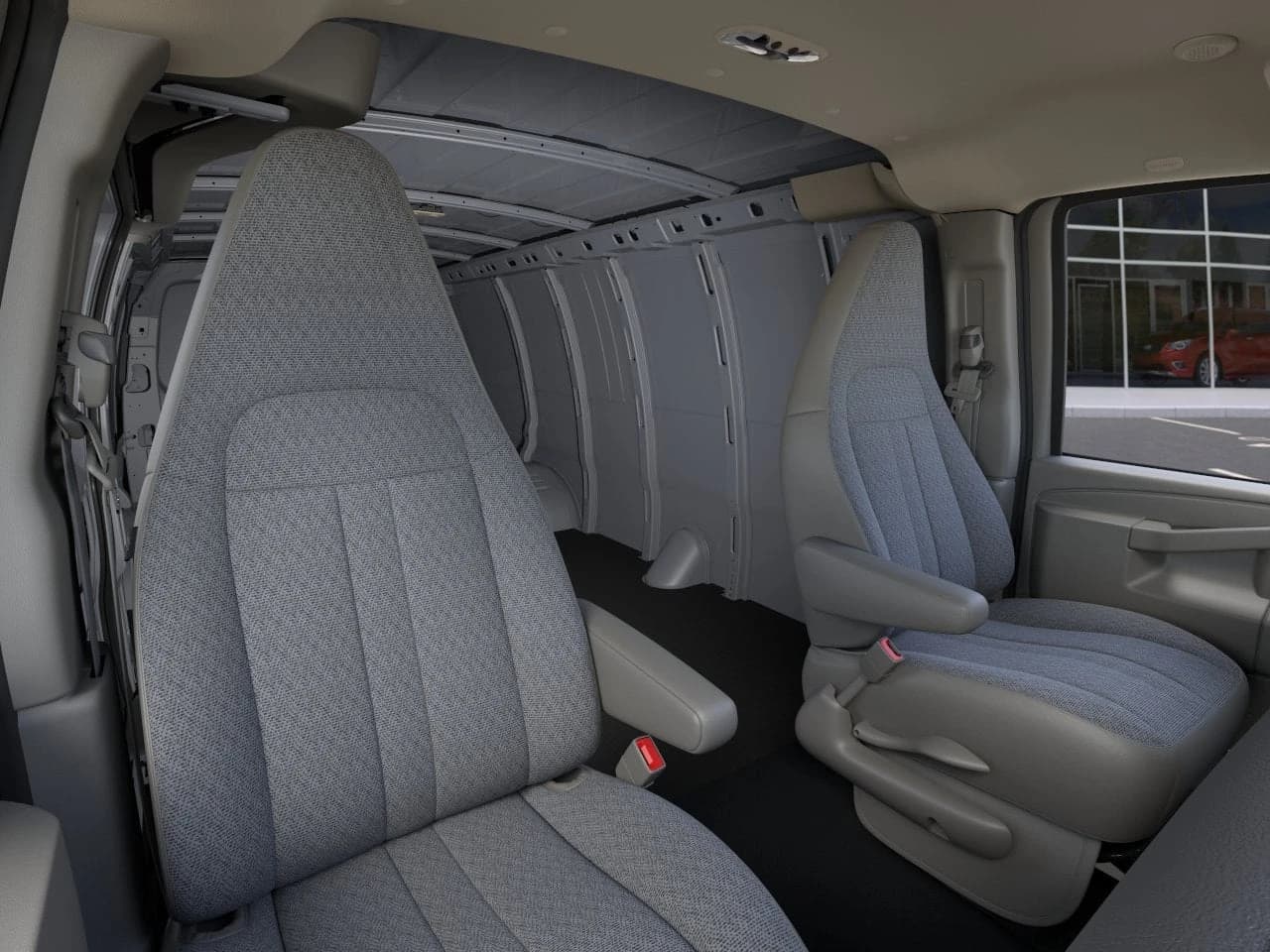 GMC Savana Cargo Van Work Van RWD 2500 155" 2026 — side view