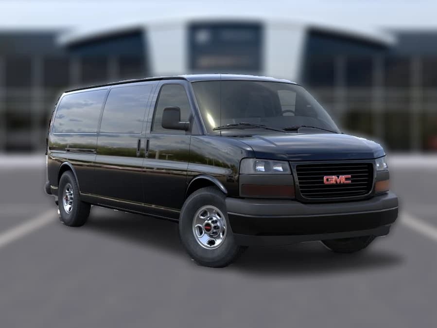 GMC Savana Cargo Van Work Van RWD 3500 155" 2026 — side view