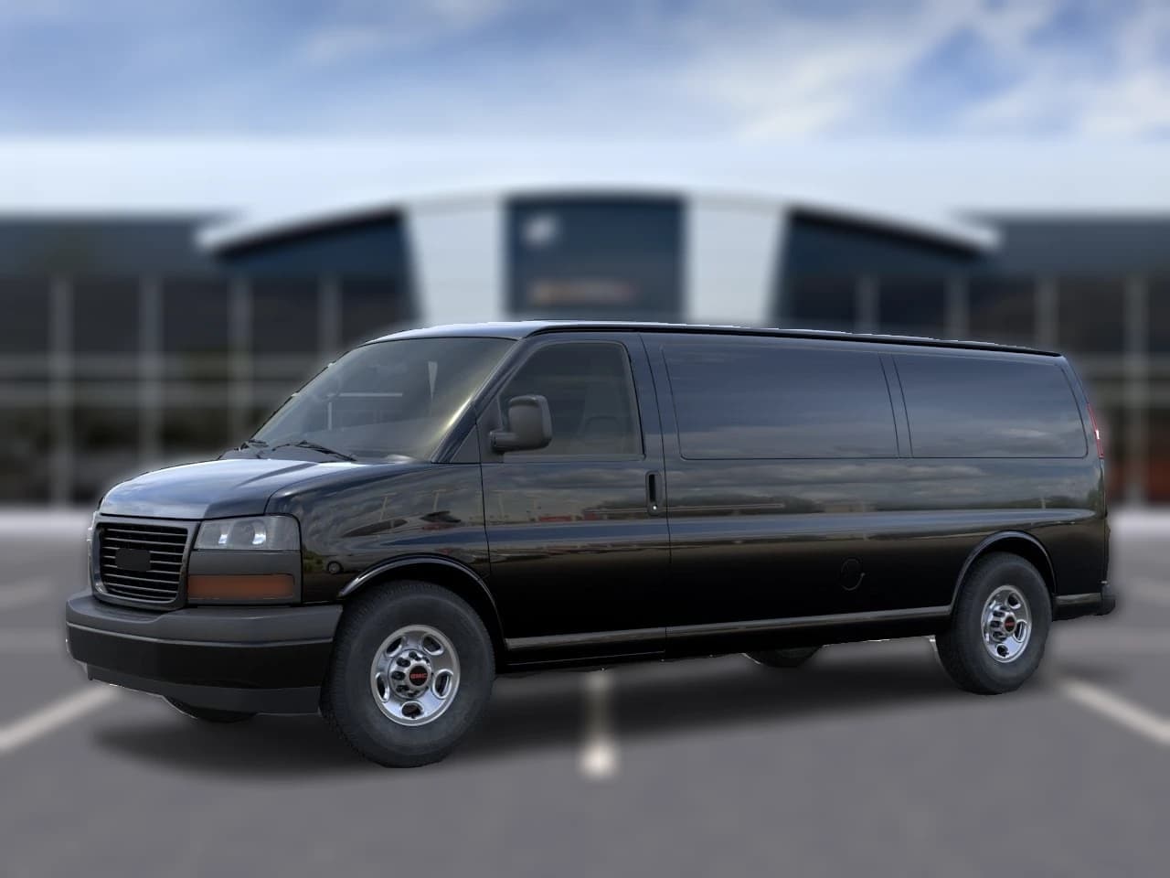 GMC Savana Cargo Van Work Van RWD 3500 155" 2026 — side view