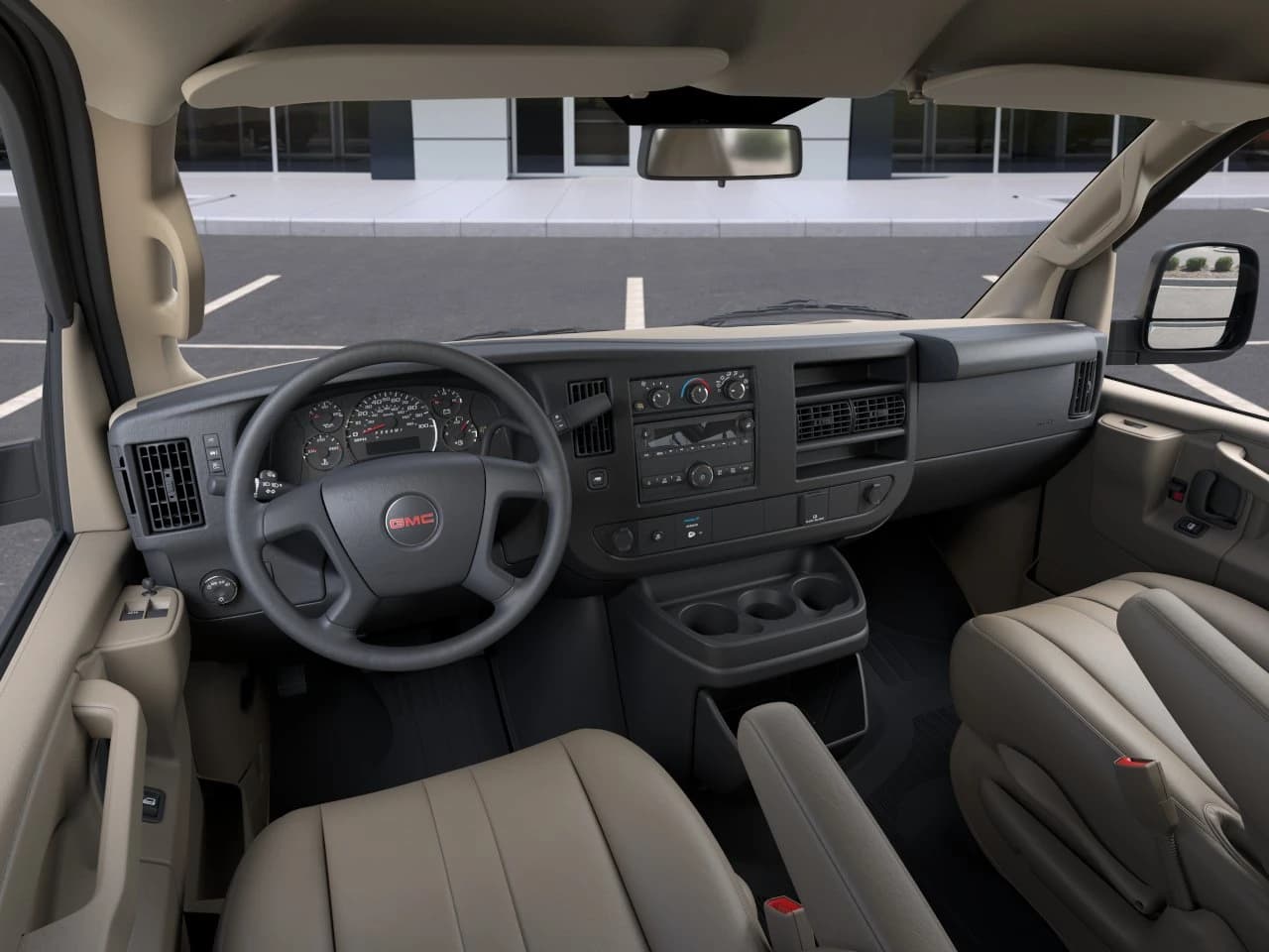 GMC Savana Cargo Van Work Van RWD 3500 155" 2026 — side view