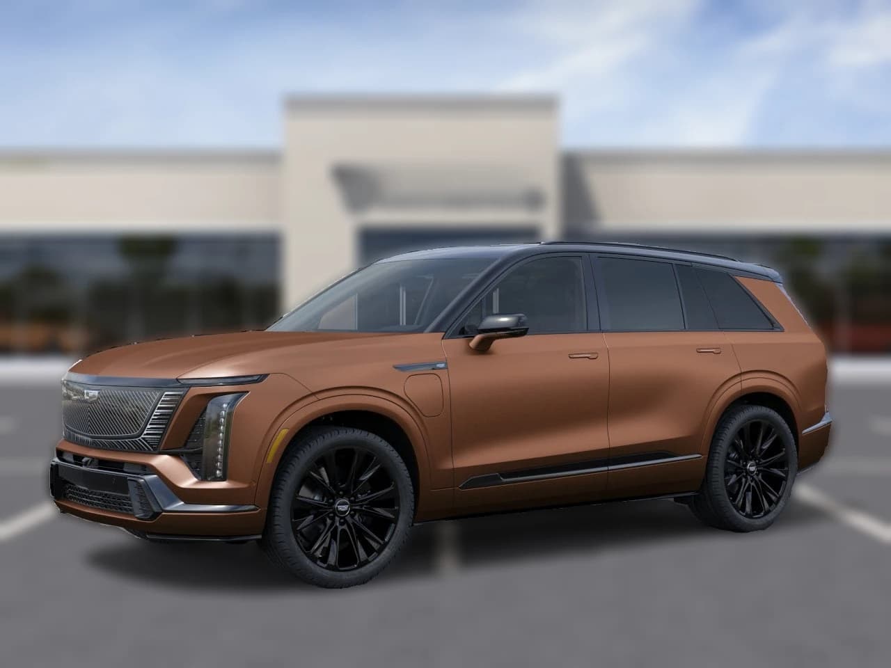 Cadillac VISTIQ Platinum AWD 4dr 2027 — side view
