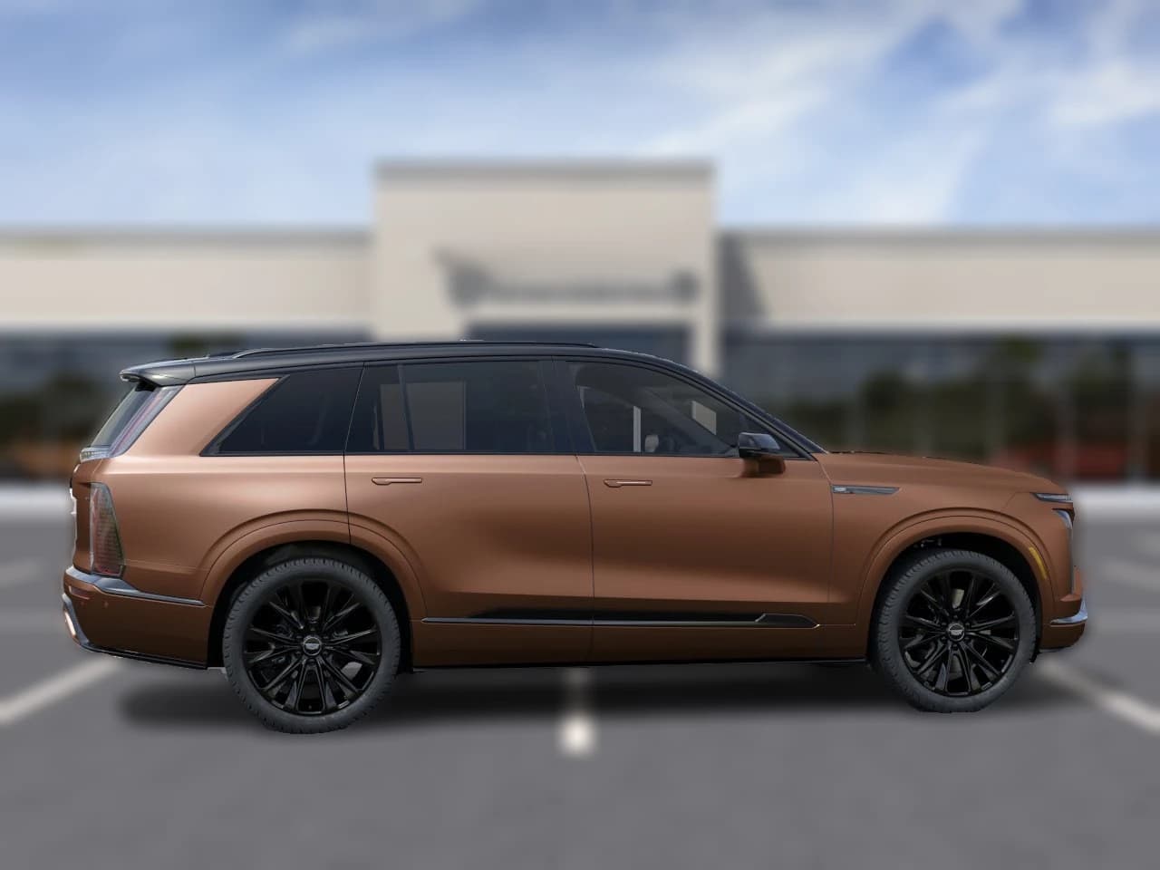 Cadillac VISTIQ Platinum AWD 4dr 2027 — side view