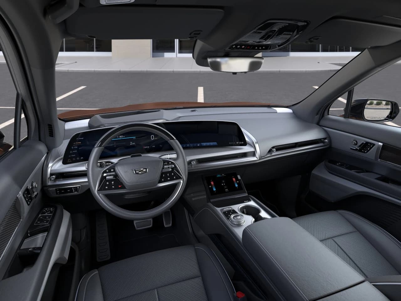 Cadillac VISTIQ Platinum AWD 4dr 2027 — side view