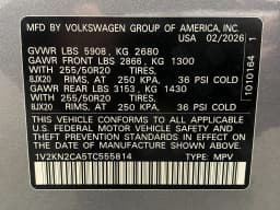 Volkswagen Atlas 2.0T SE w/Technology 4MOTION 2026 — side view