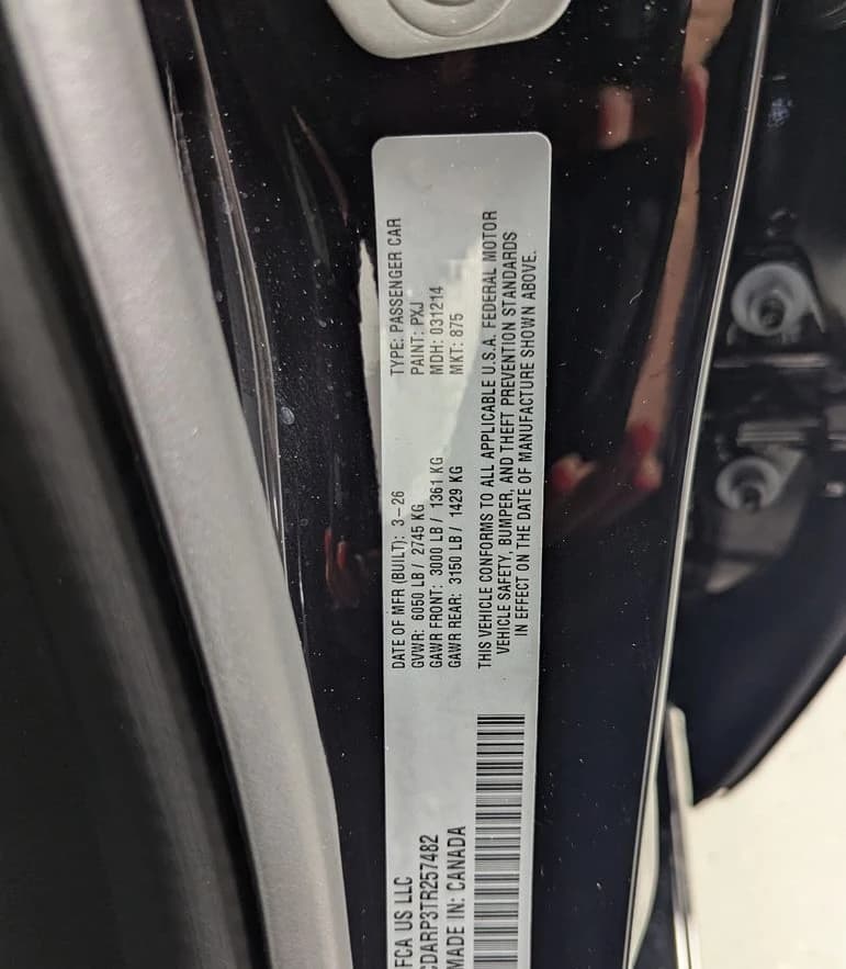 Dodge Charger Scat Pack 4-Door AWD 2026 — side view
