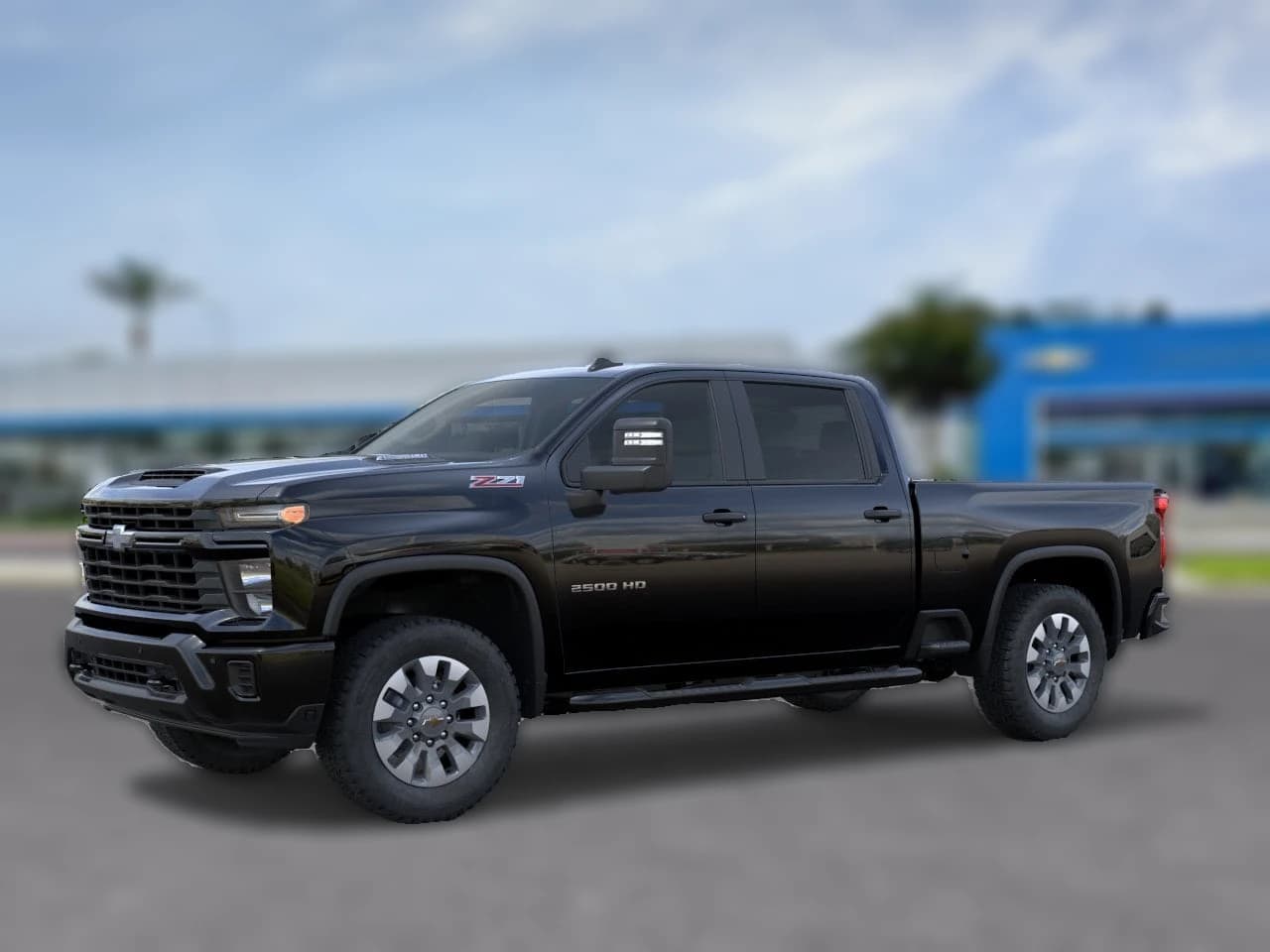 Chevrolet Silverado 2500HD Custom 4WD Crew Cab 159" 2026 — side view