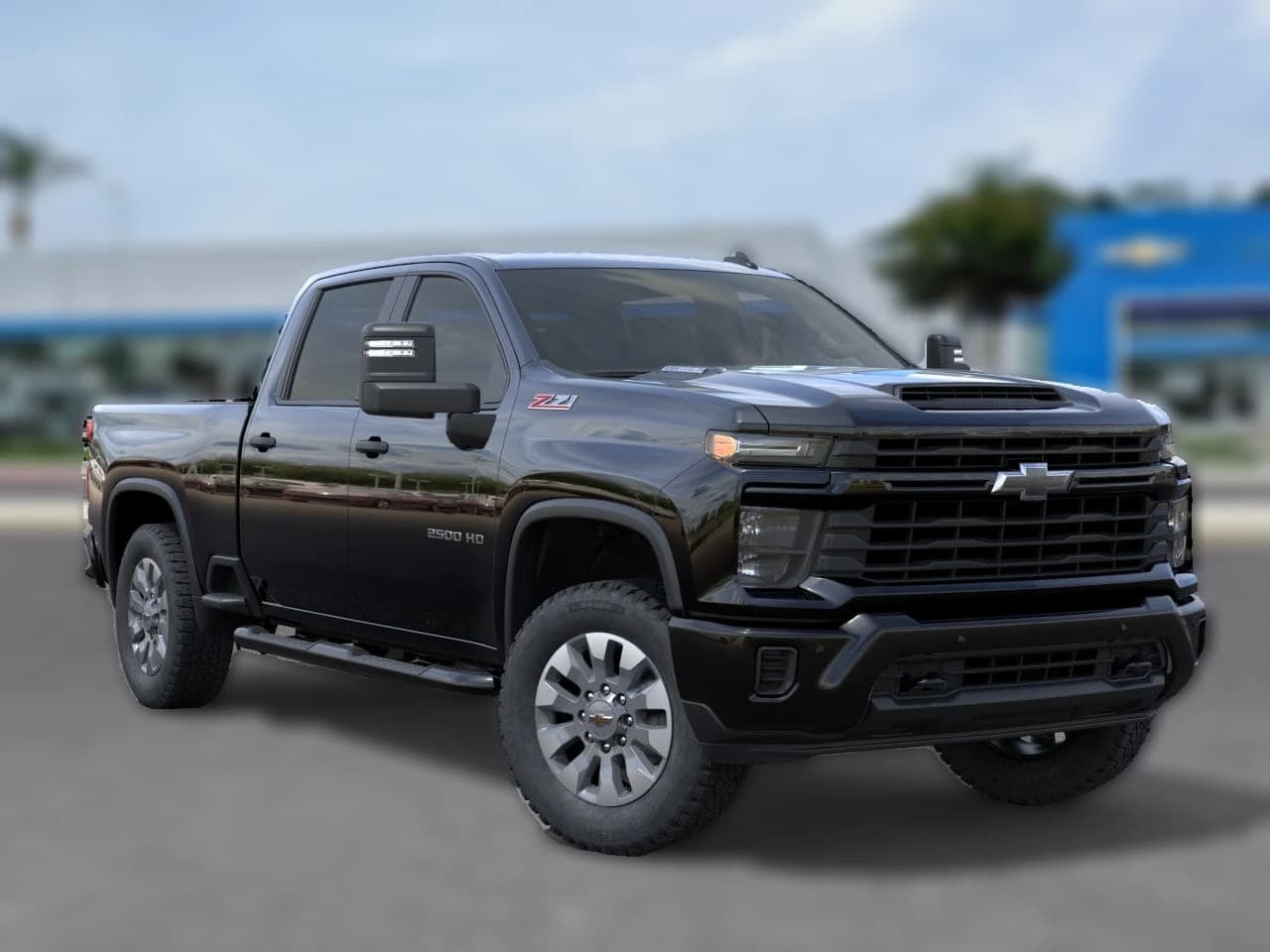 Chevrolet Silverado 2500HD Custom 4WD Crew Cab 159" 2026 — side view