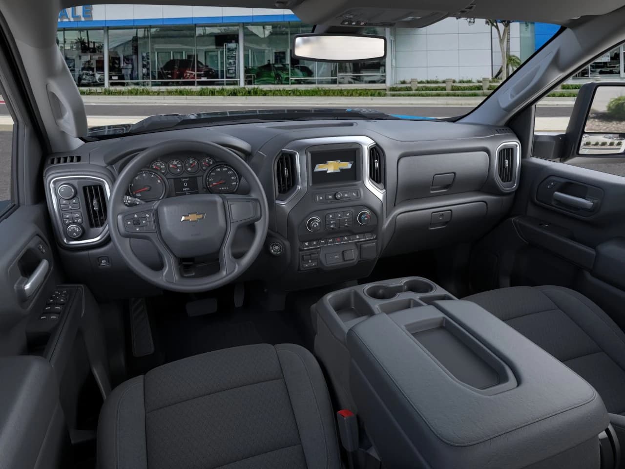 Chevrolet Silverado 2500HD Custom 4WD Crew Cab 159" 2026 — side view