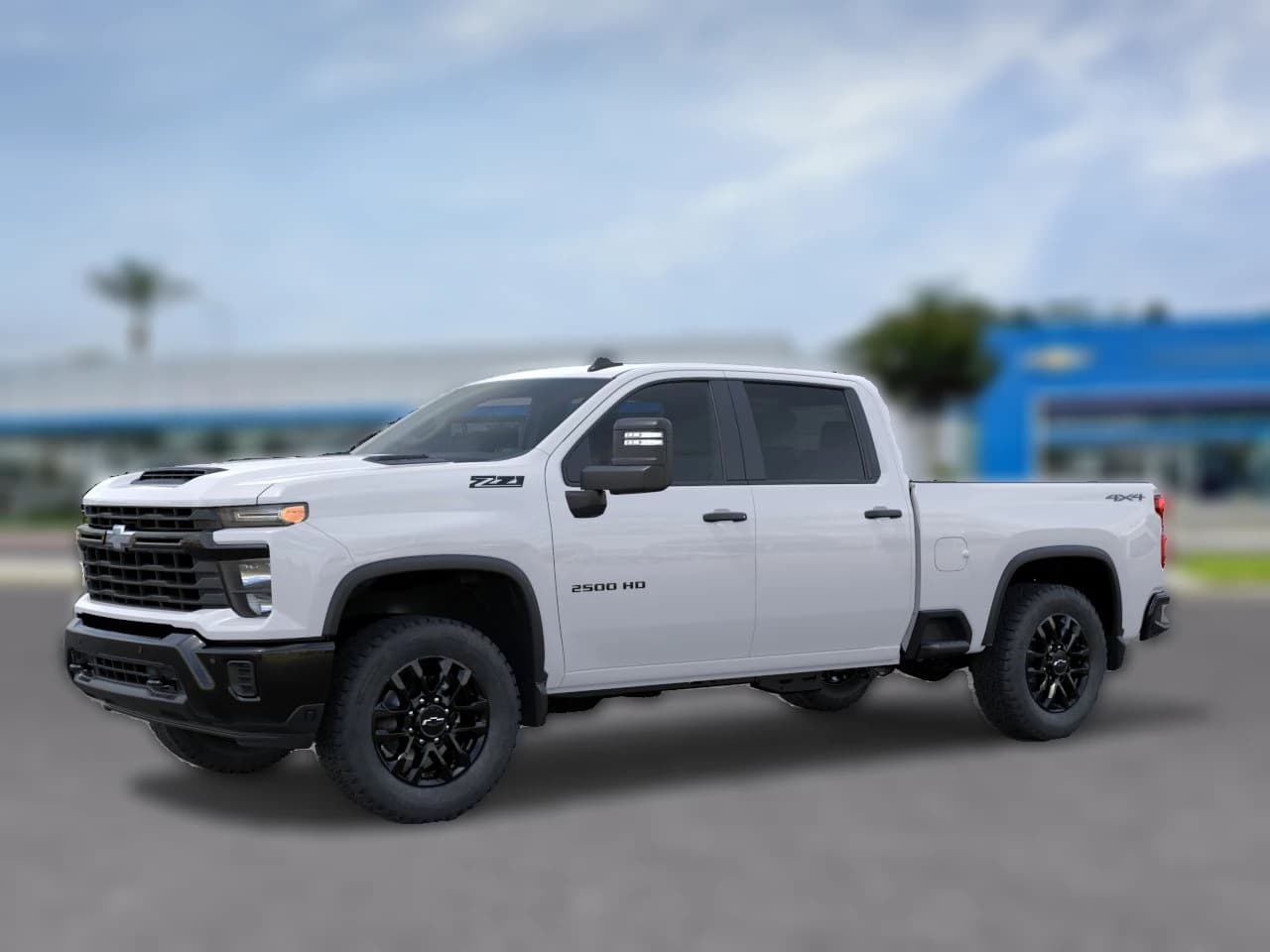 Chevrolet Silverado 2500HD Custom 4WD Crew Cab 159" 2026 — side view