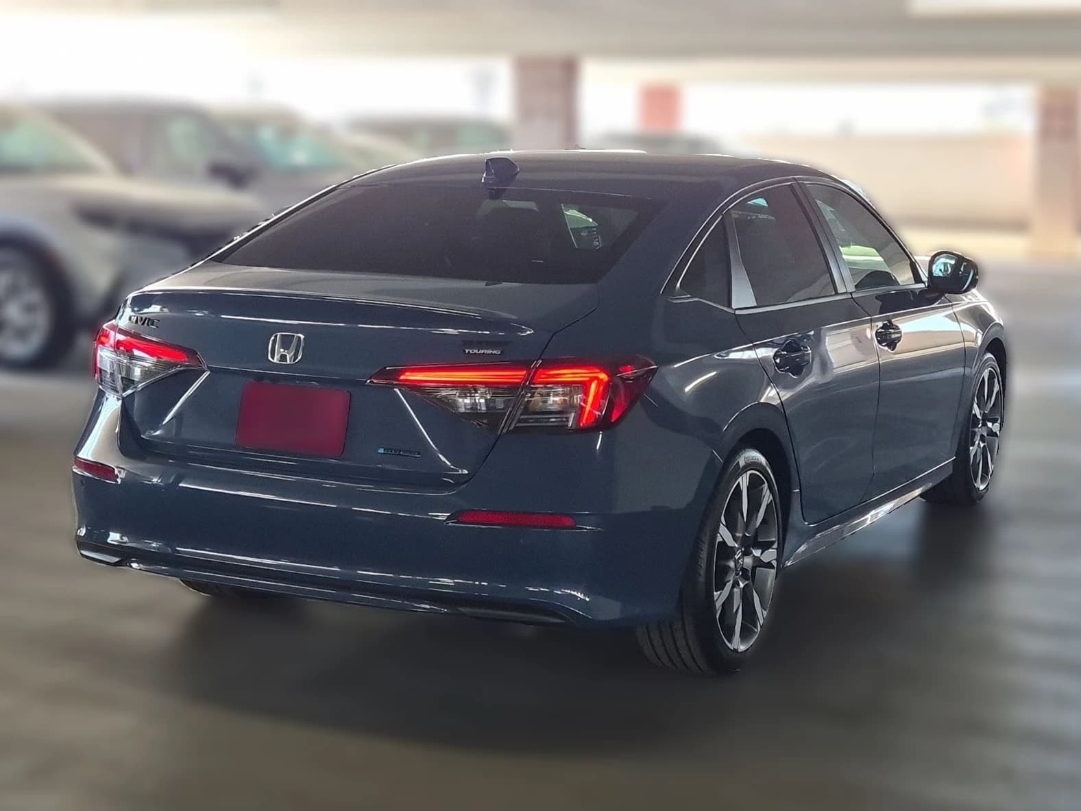 Honda Civic Sedan Hybrid Sport Touring CVT 2026 — side view