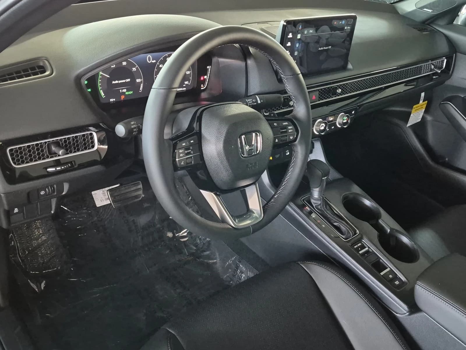 Honda Civic Sedan Hybrid Sport Touring CVT 2026 — side view