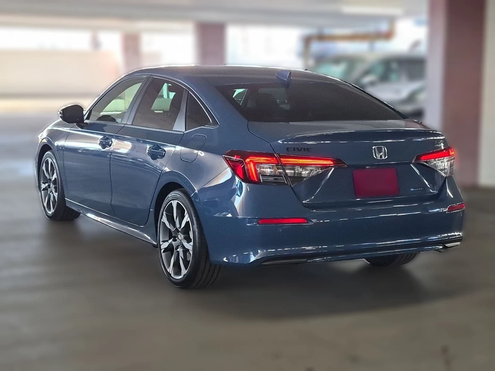 Honda Civic Sedan Hybrid Sport Touring CVT 2026 — side view