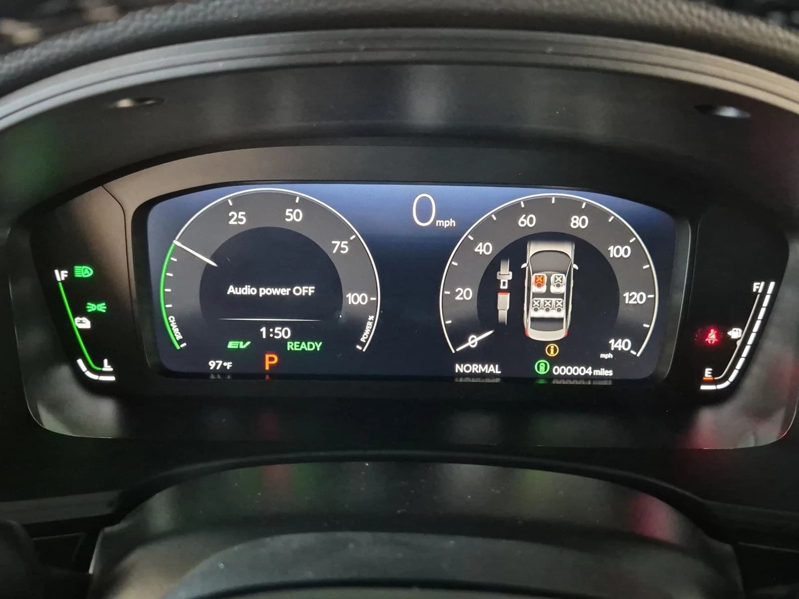 Honda Civic Sedan Hybrid Sport Touring CVT 2026 — side view