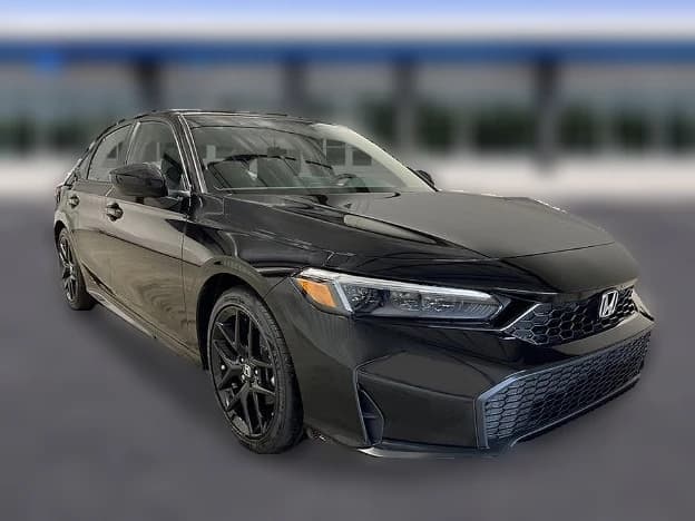 Honda Civic Sedan Hybrid Sport CVT 2026 — side view