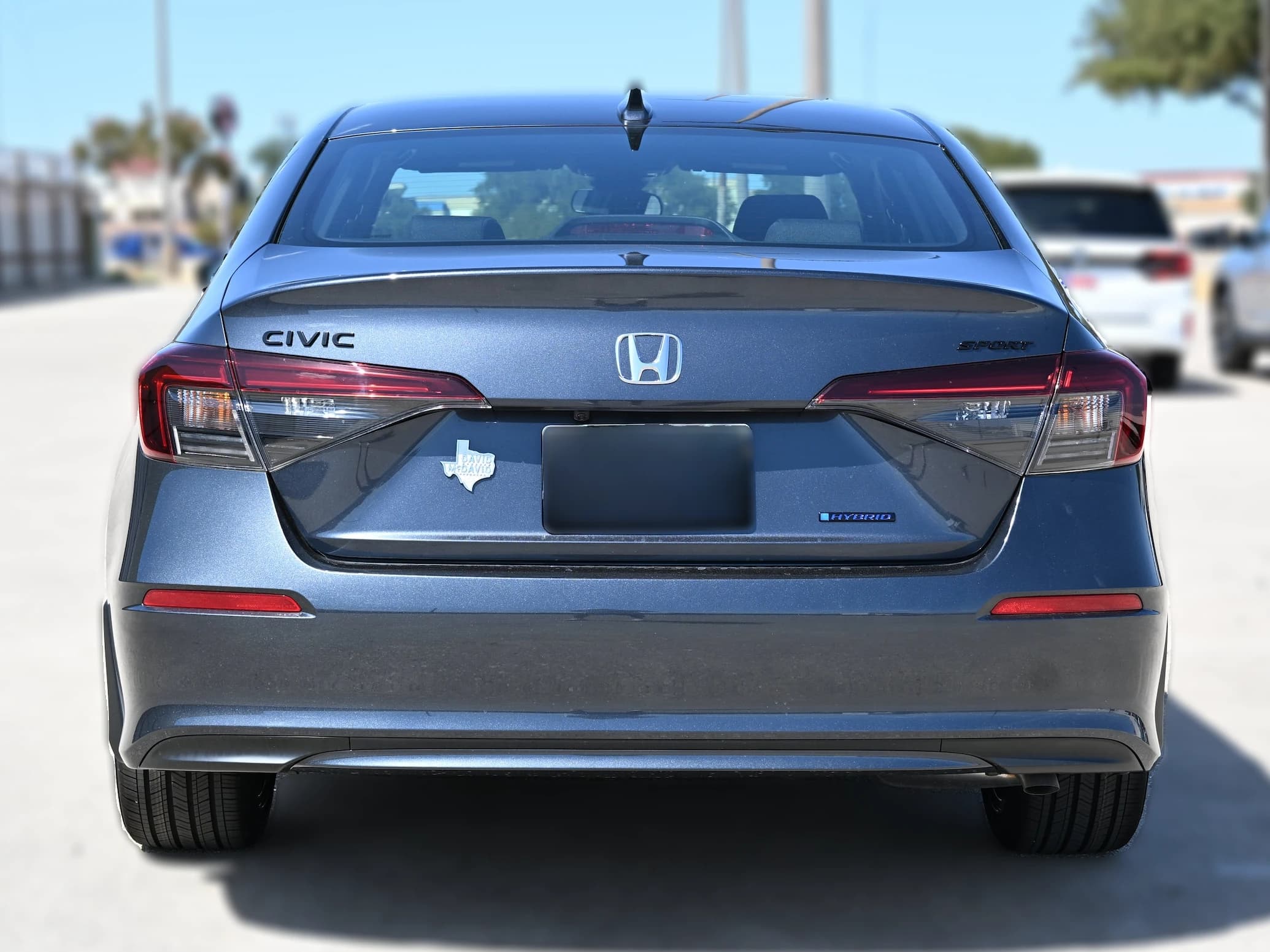 Honda Civic Sedan Hybrid Sport CVT 2026 — side view