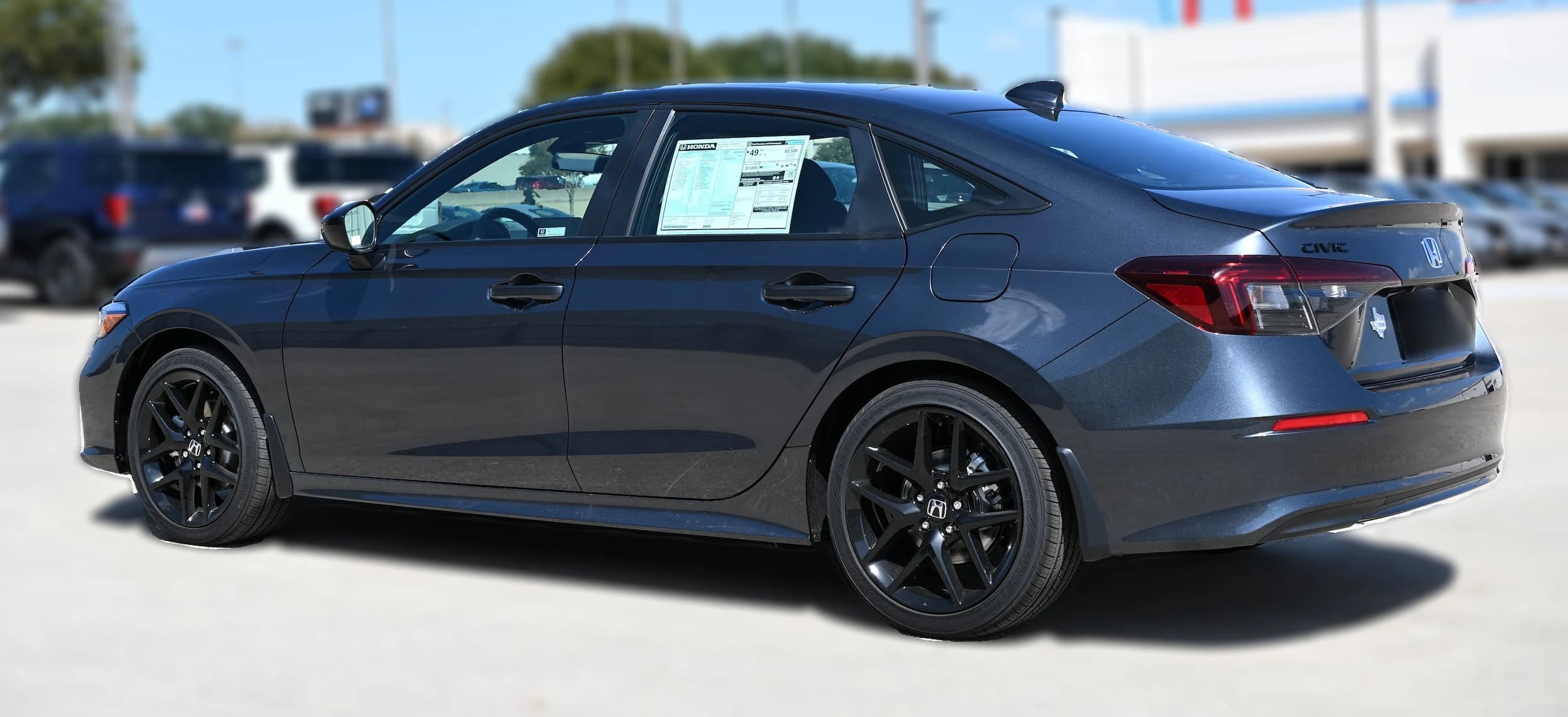 Honda Civic Sedan Hybrid Sport CVT 2026 — side view