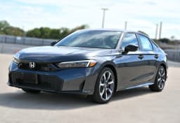 Honda Civic Sedan Hybrid Sport CVT 2026 — side view