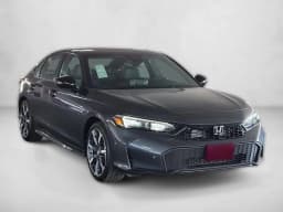 Honda Civic Sedan Hybrid Sport Touring CVT 2026 — side view