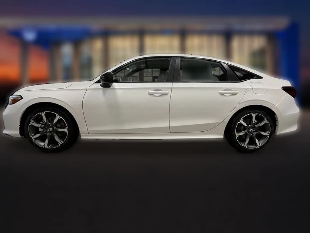 Honda Civic Sedan Hybrid Sport Touring CVT 2026 — side view