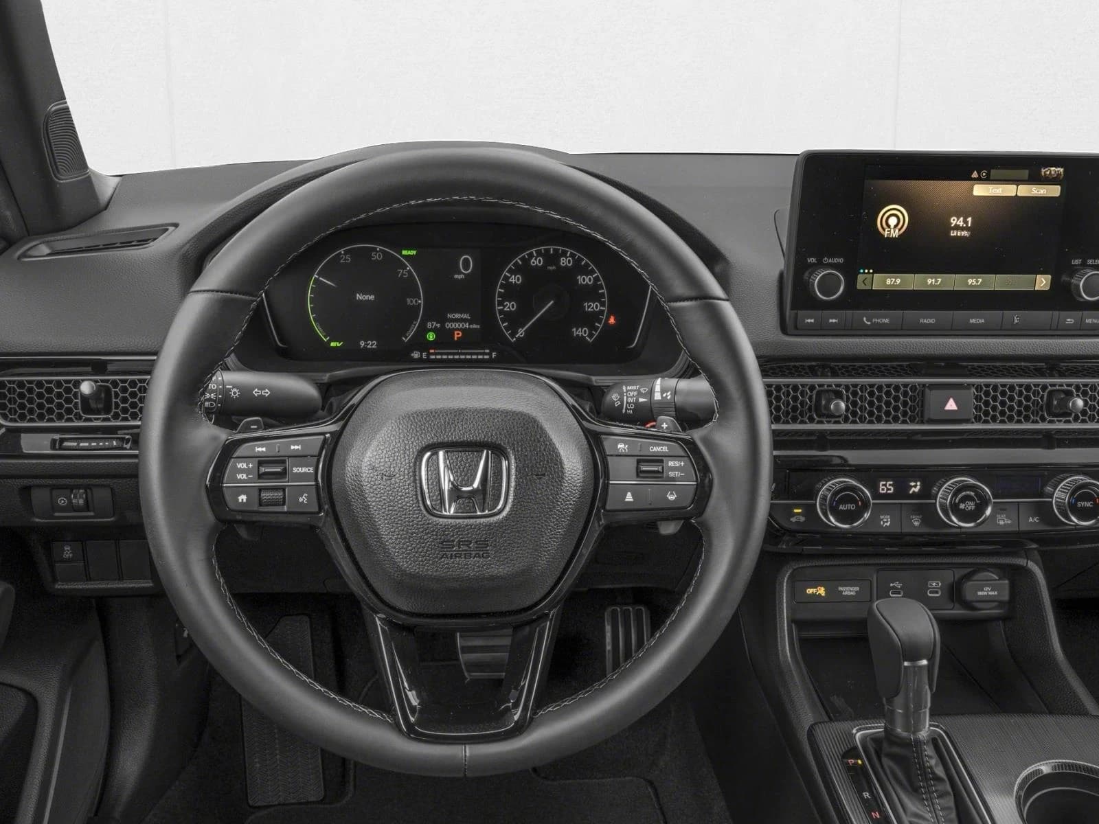Honda Civic Sedan Hybrid Sport CVT 2026 — side view