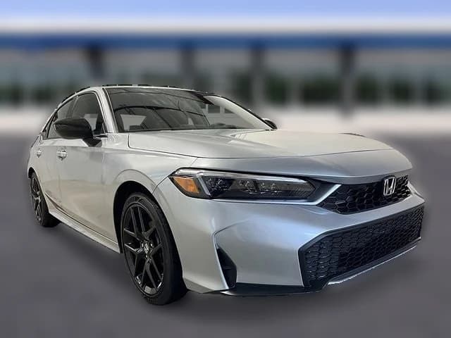 Honda Civic Sedan Hybrid Sport CVT 2026 — side view
