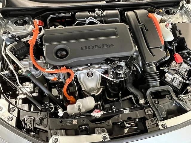 Honda Civic Sedan Hybrid Sport CVT 2026 — side view