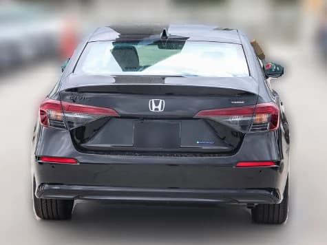 Honda Civic Sedan Hybrid Sport Touring CVT 2026 — side view