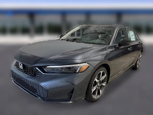 Honda Civic Sedan Hybrid Sport Touring CVT 2026 — side view