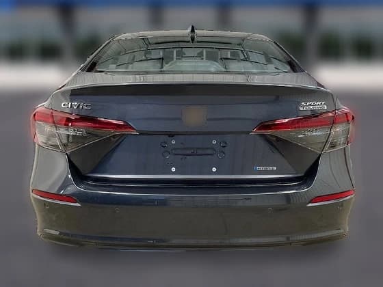 Honda Civic Sedan Hybrid Sport Touring CVT 2026 — side view