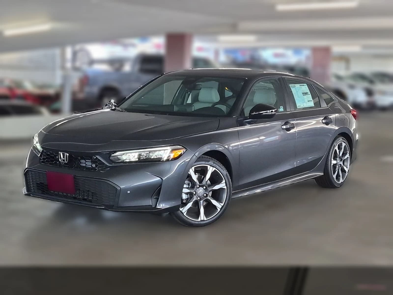 Honda Civic Sedan Hybrid Sport CVT 2026 — side view