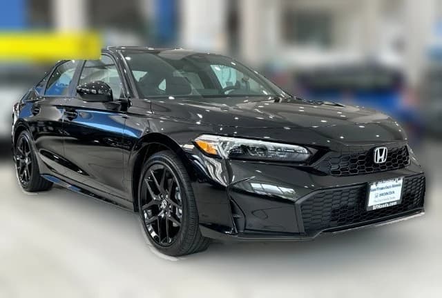 Honda Civic Sedan Hybrid Sport CVT 2026 — side view