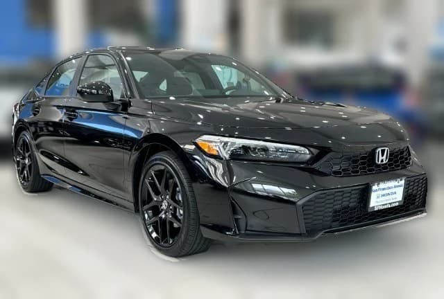 Honda Civic Sedan Hybrid Sport CVT 2026 — side view