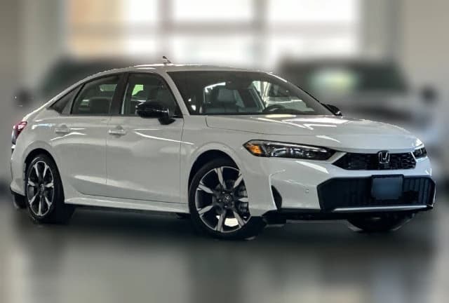 Honda Civic Sedan Hybrid Sport CVT 2026 — side view