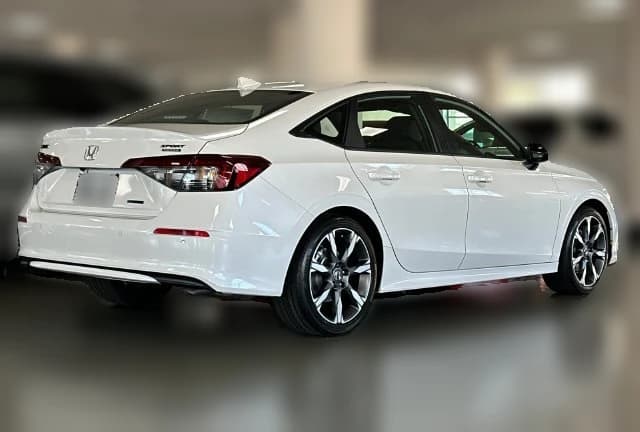 Honda Civic Sedan Hybrid Sport CVT 2026 — side view