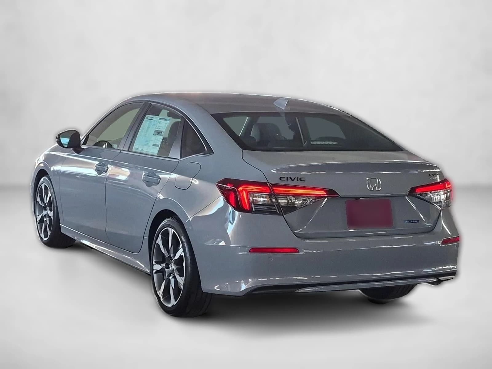 Honda Civic Sedan Hybrid Sport Touring CVT 2026 — side view
