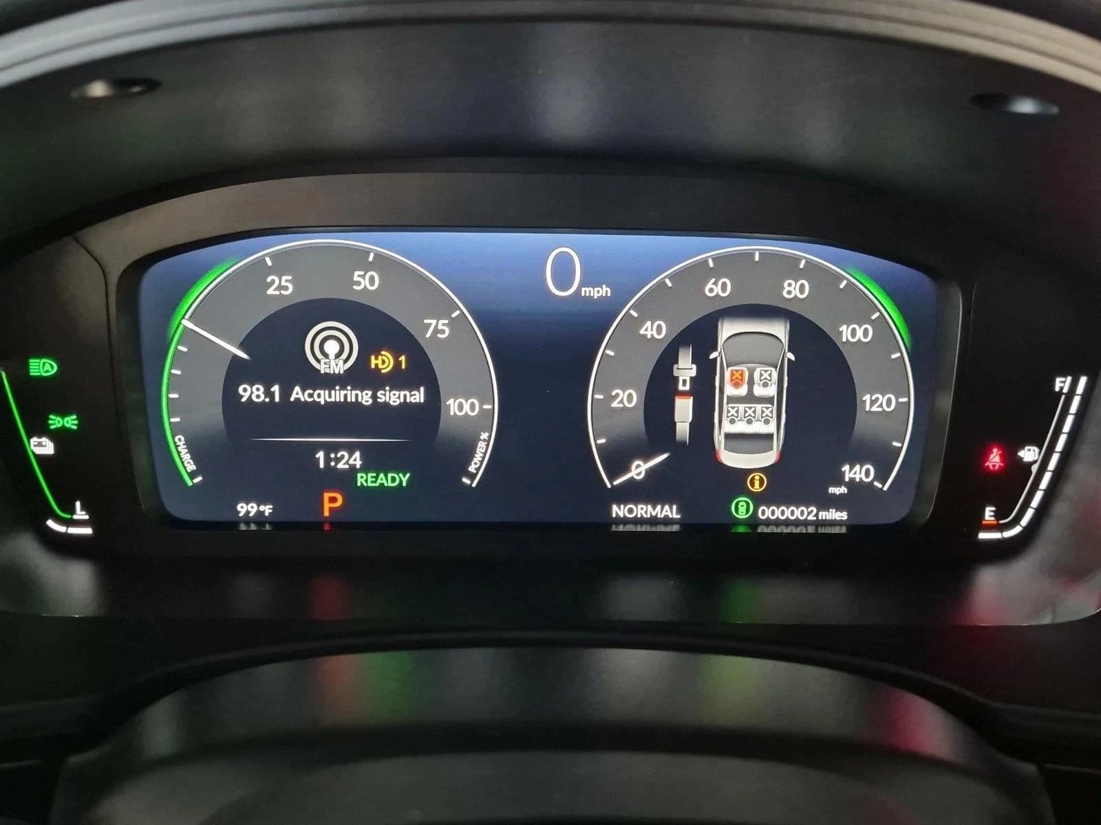 Honda Civic Sedan Hybrid Sport Touring CVT 2026 — side view